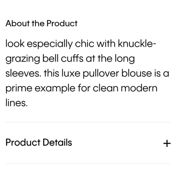 Calvin Klein Bell Sleeve Blouse Top Bohemian Cottagecore Barbiecore Designer - Picture 10 of 15